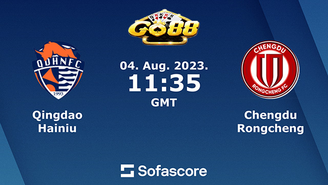 Dự đoán Qingdao Hainiu vs Chengdu Rongcheng 18h35 ngày 04/08 ở Go88