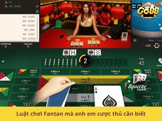 Luật chơi Fantan mà anh em cược thủ cần biết