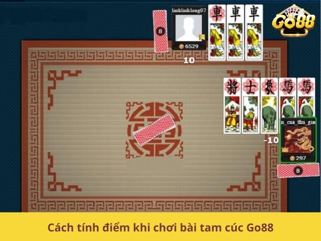 Cách tính điểm khi chơi bài tam cúc Go88