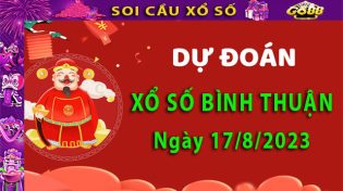 Soi cầu xổ số Bình Thuận 17/8/2023 - Dự đoán XSMN tại Go88