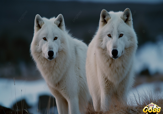 Nằm mơ thấy 2 con chó sói trắng