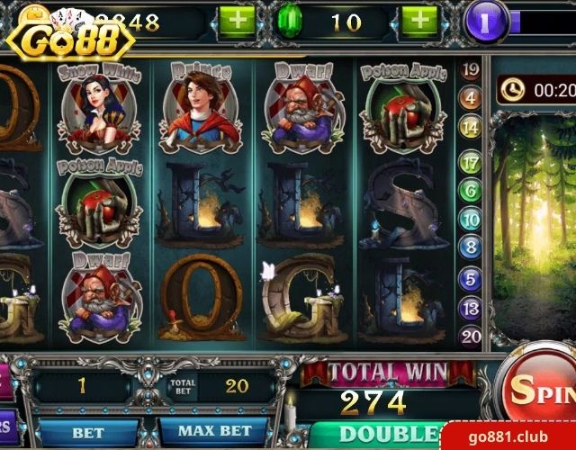 Các tính năng thưởng có trong trò chơi Snow White Slot