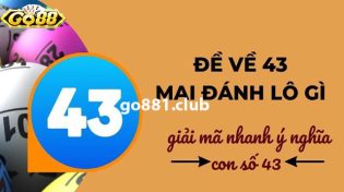 Đề về 43 mai đánh lô gì dễ ra, dễ trúng nhất